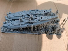 1/700 French Jaureguiberry Battleship Bouvet Battleship Unpainted 3D Printing