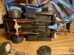 ‘53 Ford Pickup Street Racer Flip Nose 1/25 Model Kit Partially Built AMT ERTL
