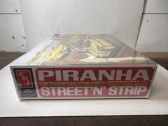 AMT Piranha Drag Race Team & Tandem Axle Trailer 1/25 Model Kit Retro NEW SEALED