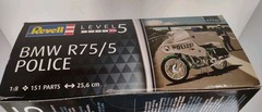 Revell BMW R75/5 POLICE MOTORCYCLE 1:8 scale, new, unopened