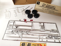 Vintage AMT Model Kit #T389 John Greenwood GT Corvette Racing 1/25 Parts Sealed