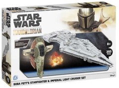 Boba Fett’s Starfighter & Imperial Light Cruiser Collector Model Kits Star Wars