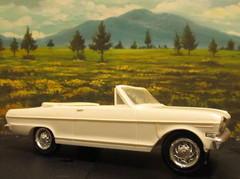 1962 AMT Chevy II NOVA Convertible Plastic MODEL KIT 1/25 K7012 screw bottom