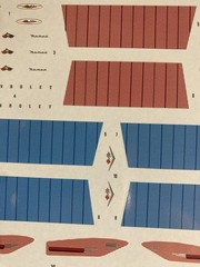 1960 Chevrolet Nomad Station Wagon DECAL SHEET from AMT 1:25 Model Kit 60 DECALS