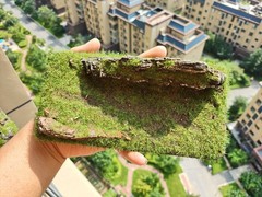 Fake Moss Grass Mat for 1/6 1/12 Soldier Model Diorama Landscape Base Decor