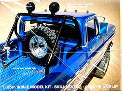 MOEBIUS MODELS 1/25 1971 FORD F-250 CUSTOM 4X4 PICKUP TRUCK MODEL KIT # 2567 F/S