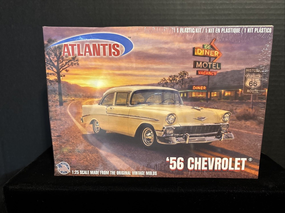 ATLANTIS H1391 ‘56 CHEVROLET MODEL KIT-NIB-1/25 SCALE