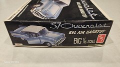 1957 Chevrolet Bel Air Hardtop Big 1/16 Model Kit AMT New In Box Not Sealed