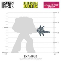 3D printed set – Pistol Muzzle Flash – Infinity wargames miniature battlefield