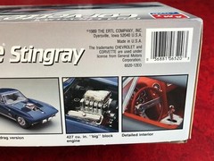 OPEN BOX AMT ERTL 1/25 Model Kit 1963 CHEVROLET CORVETTE STINGRAY Skill Level 2