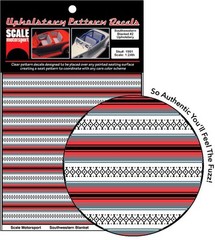 Scale Motorsport Mexican Blankets 1 Upholstery Pattern Decals