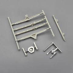 AMT 1/25 1969 Plymouth GTX Parts Kitbash Rear Suspension Axle Chrome