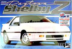 MPC 1988 DODGE DAYTONA SHELBY Z TWO N ONE MODEL KIT 1:25th SCALE FACTORY SEALED!