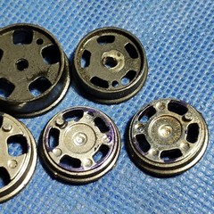 🌟 Slotted Mag Wheels 1:25 or 1:24 Scale 1000s Model Car Parts 4 Sale