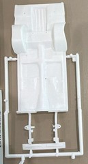 PIECES decals, glass, misc – Lindberg 1964 Dodge 330 Super Stock 1:25 Kit 72174