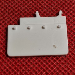 Mud Flaps 1979 GMC Wrecker 1:25 Scale Model Car Part Revell