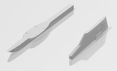 3D Printed 1/72 France F-104 Wing Pylon for As-34 Unpainted Model /2Pc