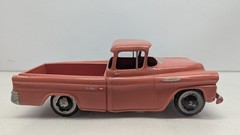 C13 PMC 1958 Chevy Cameo Pickup Truck Promo vintage model 1/25 Salmon Rare