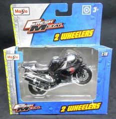 NIB MAISTO 1/18 DIECAST REPLICA YAMAHA R1 1000 MOTORCYCLE BLACK RED SILVER