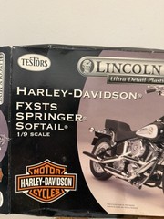 Testors Lincoln Mint Harley-Davidson model FXSTS Springer Softail 1/9 scale