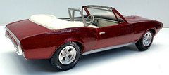 MPC 1:25 1967 Pontiac Firebird Convertible Screw Chassis J Browning Built Model