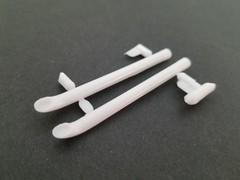 1966 Malibu SS EXHAUST SIDE PIPES for Revell Monogram 1:24 Model 66 Chevelle