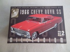 AMT 1966 Chevy Nova SS SPECIAL EDITION MILLENNIUM 1/25 Model Kit OPEN BAGGED