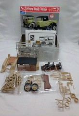 AMT Ertl 1929 Ford Woody Pickup 1:25 Scale Model Kit Partially Assembled
