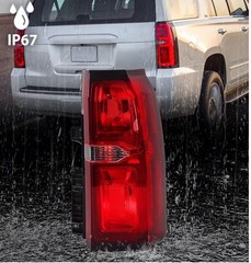 FIONE Tail Lights Compatible with Chevrolet Tahoe Suburban 2015-2020 Red Lens
