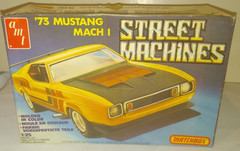 AMT 1973 FORD MUSTANG FASTBACK MACH 1 STREET MACHINES MODEL KIT # PK-4167 W/ BOX
