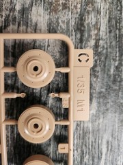 Rye Field Models 1/35th M-1 Abrams Sep Parts sprue Tree C from RFM 5026 – Wheels
