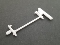 1966 Malibu SS HOOD PIVOT for Revell Monogram 1:24 Model 66 Chevelle