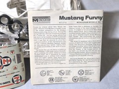 Vintage 1/24 MONOGRAM 7-ELEVEN MUSTANG FUNNY CAR #2710 FACTORY SEALED INSIDE ’85