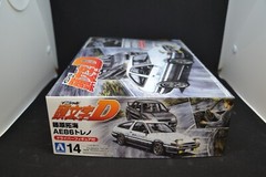 Aoshima 1/24 Initial D No.14 Fujiwara Takumi AE86 Trueno Kit with Driver Figure