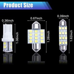 Car Led, Led Combination Set of 24 Sets, Used for Car Interior/Indoor Map Dome/