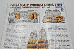 Vintage SEALED Tamiya Military Miniatures Sand Bag Set 35025 NIB
