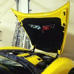 Sr1 Performance C6 Corvette Crossed Flag – Dress Up Accessory Logo