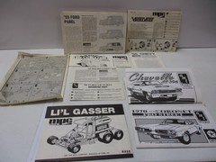 51 AMT, MPC, Monogram, and Revell Model Instructions