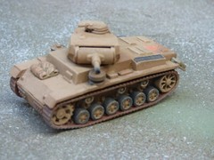 Roco Minitanks Pro Painted WWII German Panzer III Medium Tanks Lot #8603B©