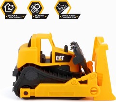 Cat Construction Fleet 10” Bulldozer Toy – Heavy‑Duty Plastic, Working Blade…