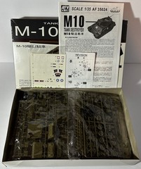 AFV Club AF35024 1/35 Scale M10 Tank Destroyer w/Metal Barrel – Parts Sealed