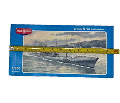 Rare Mikro Mir 350-032 British K-15 Submarine 1/350 Model Kit NIB
