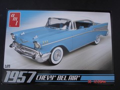 AMT 1/25 57 Chevy Exhaust Deleted Resin Cast Pro Street Chassis