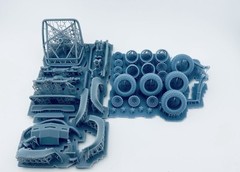 Offroad Body Kit for 1:24 Revell 1970 Mustang Boss 302