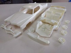 Vics Resins 69 Cadillac 1/25 resin body