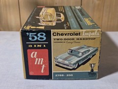 RARE ORG 1/25 AMT ’58 CHEVROLET IMPALA HARDTOP CUSTOMIZING KIT 2758-200 MIB 60s