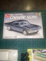 AMT 1967 Chevrolet Chevelle SS396 model kit “New in Factory Sealed Bags