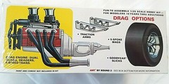 1955 CORVETTE BUILD STOCK OR DRAG MODEL KIT 1/25 SCALE AMT-683/12 NEW AND SEAL