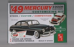 AMT ’49 MERCURY 2 DOOR CLUB COUPE 3in1 MODEL KIT FACTORY SEALED – FREE SHIPPING!