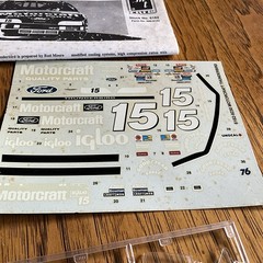 Built Model Car, 1992 Amt Stock Car STARTED, INCOMPLETE, MODIFIED